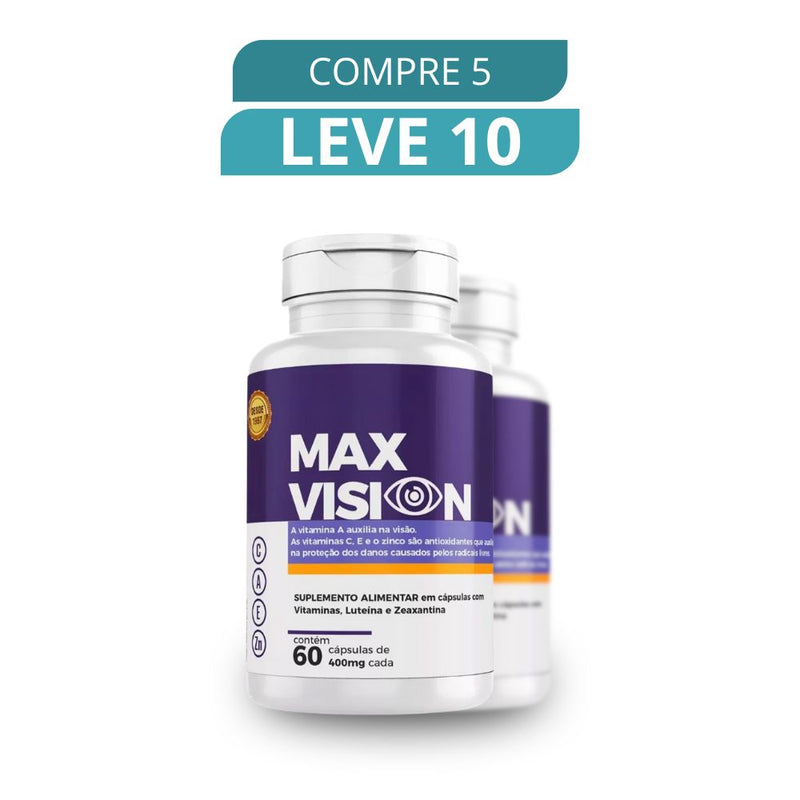 Max Vision 60 Cápsulas - Suplemento Natural + Frete Grátis