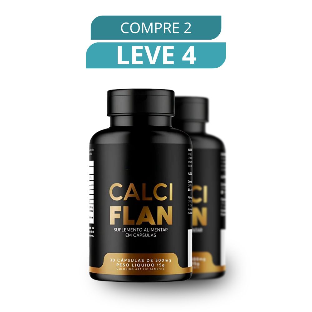 Calciflan 30 Cápsulas - Suplemento Natural + Frete Grátis