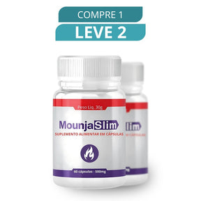 Mounja Slim 60 Cápsulas - Suplemento Natural + Frete Grátis