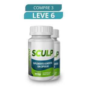 Sculp 30 Cápsulas - Suplemento Natural + Frete Grátis