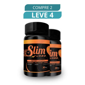 Slim Turbo 30 Cápsulas - Suplemento Natural + Frete Grátis