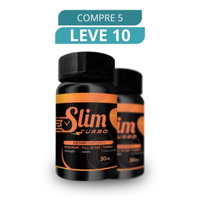 Slim Turbo 30 Cápsulas - Suplemento Natural + Frete Grátis