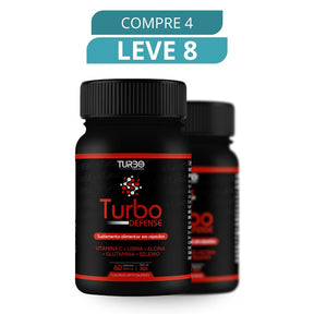 Turbo Defense 60 Cápsulas - Suplemento Natural + Frete Grátis